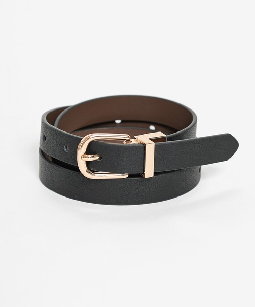 GLACIER lusso（グラシアルッソ） ベルト リバーシブル細ベルト