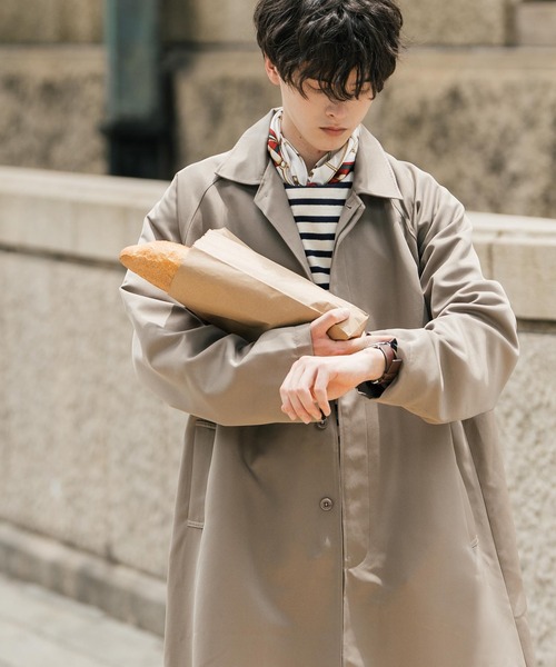 「Rocky Monroe」 ステンカラーコート M ベージュ メンズ_画像5