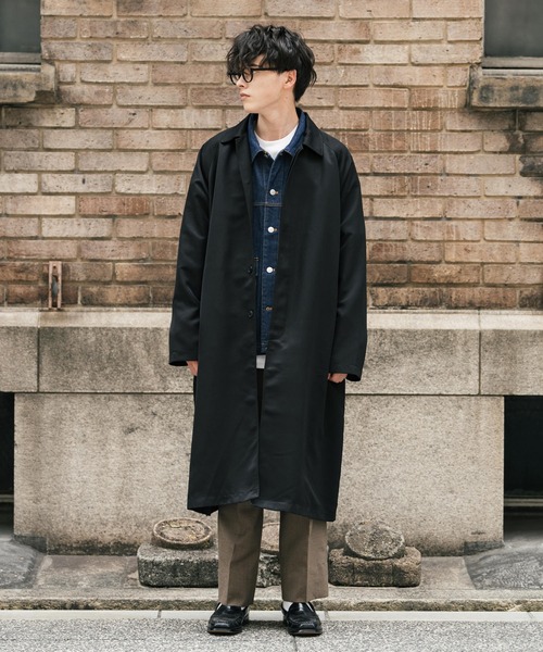 「Rocky Monroe」 ステンカラーコート M ベージュ メンズ_画像7