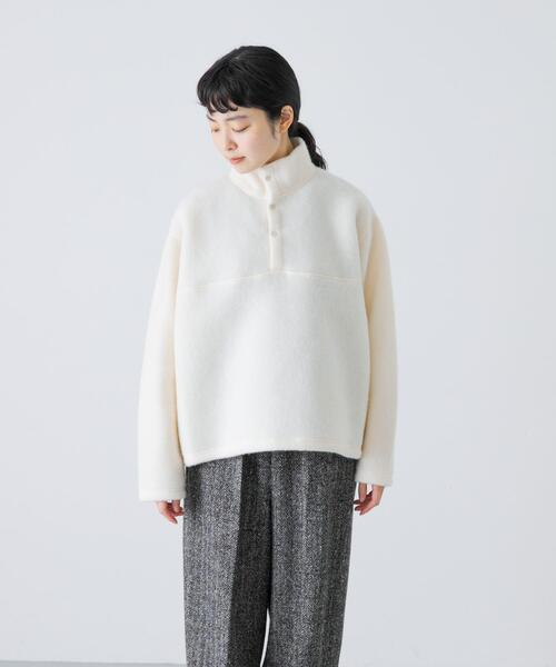 かぐれ ウールコットンフリースプルオーバー レディース : ZOZOTOWN