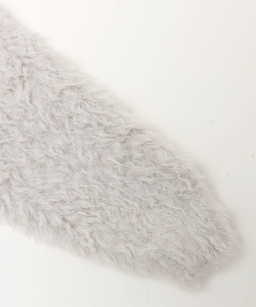 「andme」 ニットカーディガン FREE オフホワイト レディース_画像4