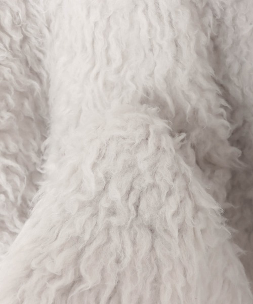 「andme」 ニットカーディガン FREE オフホワイト レディース_画像7