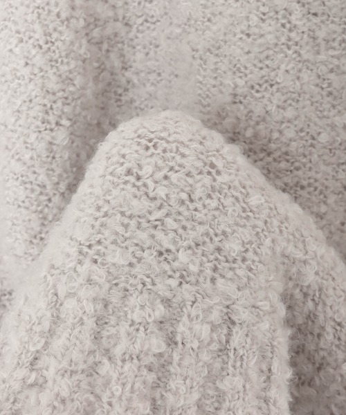 「andme」 ニットカーディガン FREE オフホワイト レディース_画像8