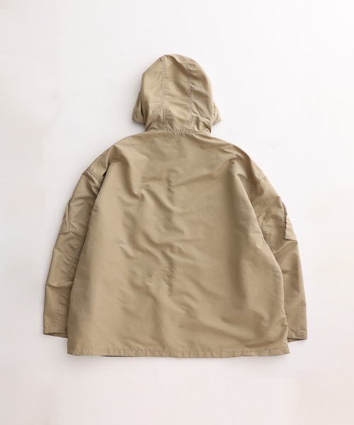 「WILD LIFE TAILOR Adam et Rope'」 ナイロンブルゾン M ベージュ メンズ_画像9