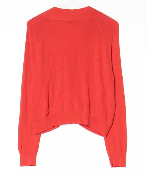 「VONDEL」 ニットカーディガン 36 オレンジ レディース_画像2