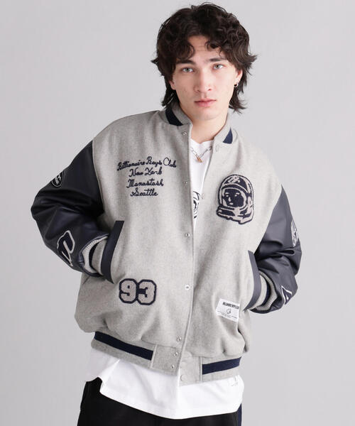 ビリオネアボーイズクラブ スカジャン スタジャン キルティング 刺繍ロゴ 中綿S BILLIONAIRE BOYS CLUB（ビリオネアボーイズクラブ） スタジャン