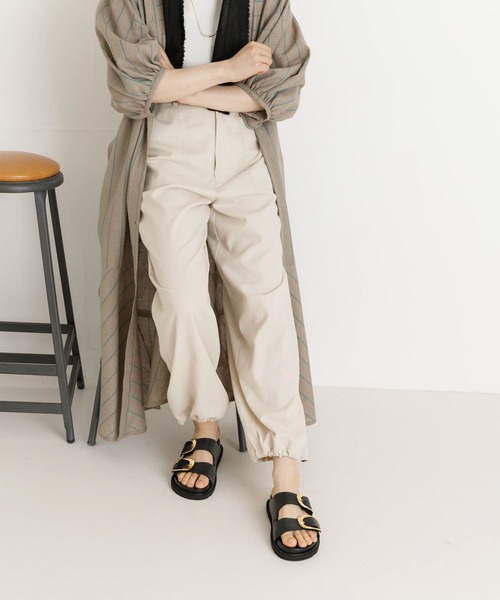 「UR Lab.」 パンツ FREE ライトベージュ レディース_画像5