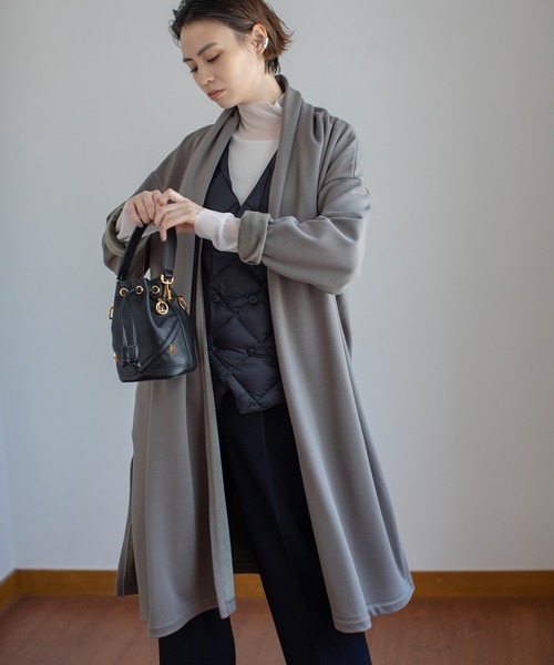 「MARECHAL TERRE」 コート MEDIUM モカ レディース_画像6