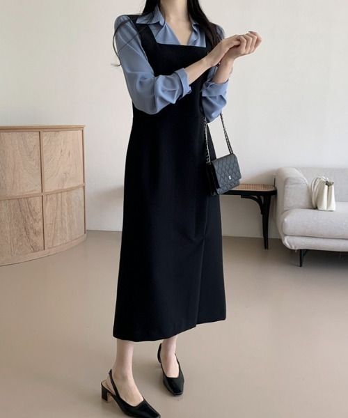 「ABITOKYO」 サロペットスカート L ベージュ レディース_画像9