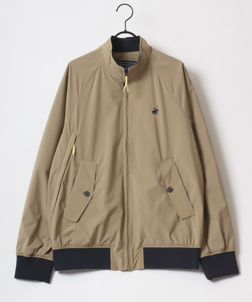 「BEVERLY HILLS POLO CLUB」 ブルゾン LL ベージュ メンズ_画像2