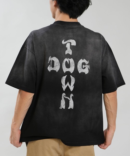 DOGTOWN（ドッグタウン） tシャツ 半袖 Tシャツ バックプリント 古着風