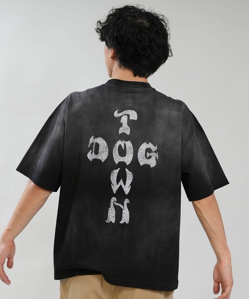 DOGTOWN（ドッグタウン） tシャツ 半袖 Tシャツ バックプリント 古着風