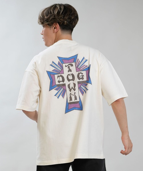 DOGTOWN（ドッグタウン） tシャツ 半袖 Tシャツ バックプリント 古着風