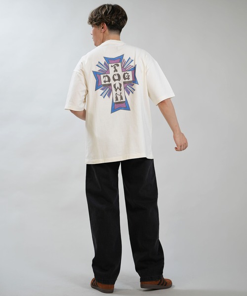 DOGTOWN（ドッグタウン） tシャツ 半袖 Tシャツ バックプリント 古着風