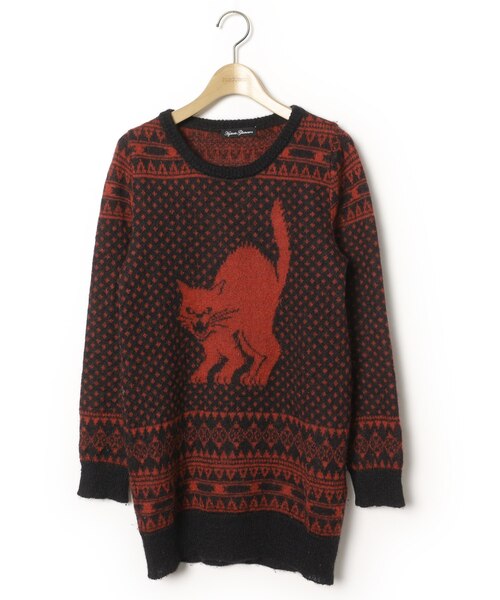 HYSTERIC GLAMOUR（ヒステリックグラマー） ニットワンピース FREE