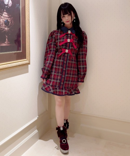 Swankiss（スワンキス） シャツワンピース FREE ピンク レディース