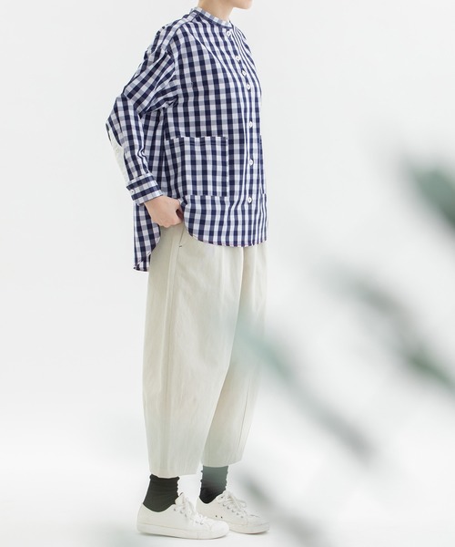 「nop de nod」 長袖ブラウス 3 ブルー レディース_画像4