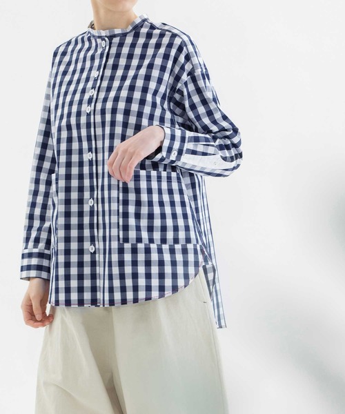 「nop de nod」 長袖ブラウス 3 ブルー レディース_画像5