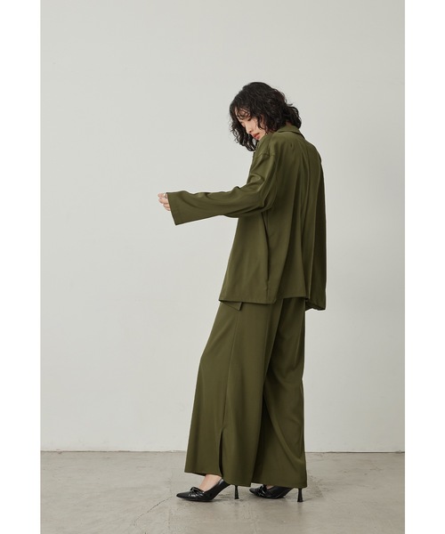 「niana」 パンツドレス M ブルー レディース_画像7