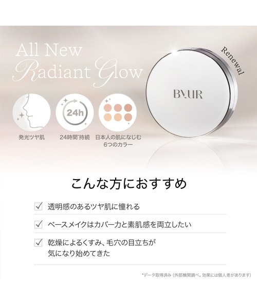 ByUR（バイユア） ファンデーション セラムフィット フルカバー グロー