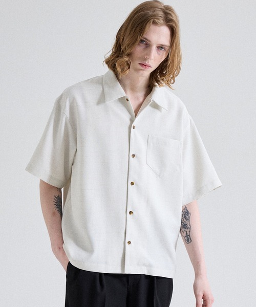 Parts Lab. シャツ 半袖 「Parts Lab.」Summer Linen-like Short