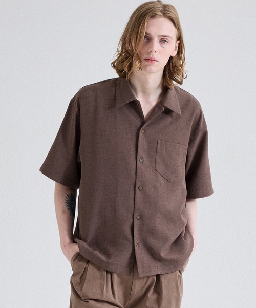Parts Lab. シャツ 半袖 「Parts Lab.」Summer Linen-like Short