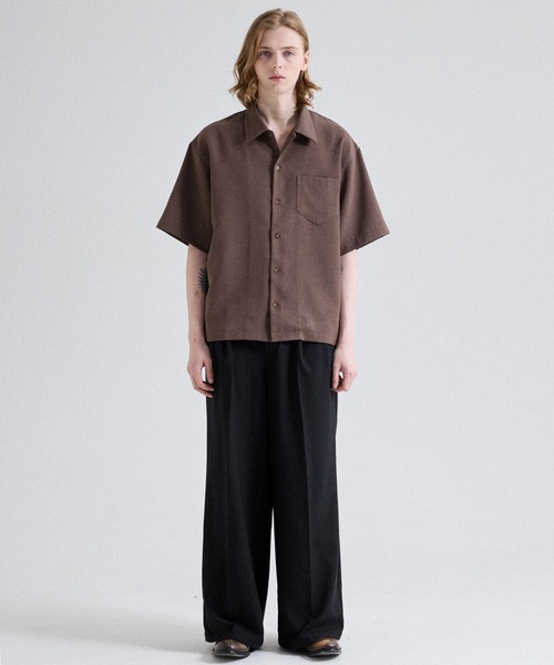 Parts Lab. シャツ 半袖 「Parts Lab.」Summer Linen-like Short
