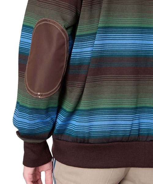 カーディガン 「kolor/カラー」26SCM-T10201 BORDER CARDIGAN メンズの画像