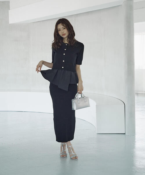 「PROPORTION BODY DRESSING」 セットアップ P/S ブラック レディース