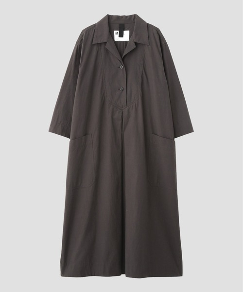 MHL.（エムエイチエル） ワンピース WASHED COTTON POPLIN : ZOZOTOWN