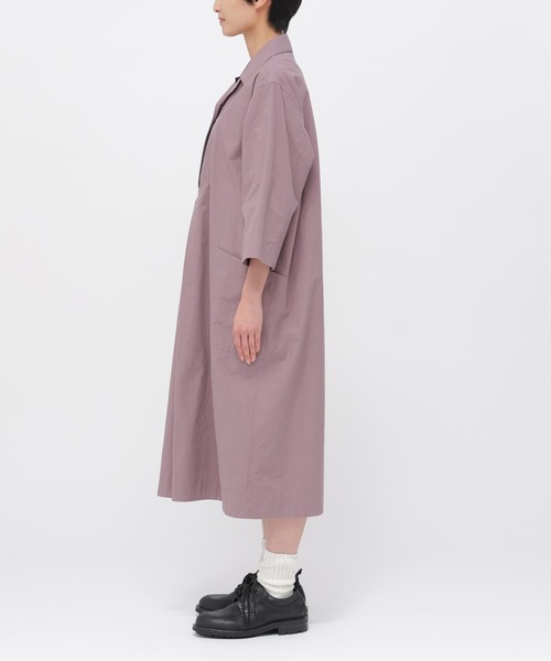 MHL.（エムエイチエル） ワンピース WASHED COTTON POPLIN : ZOZOTOWN