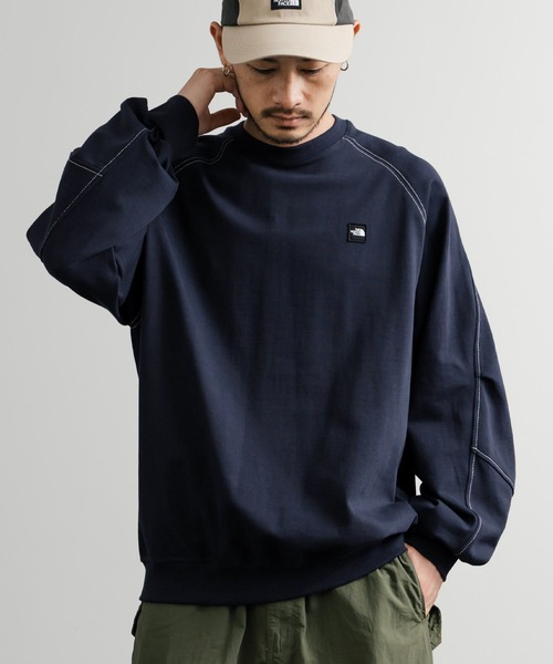 「THE NORTH FACE」 スウェットカットソー S ダークネイビー メンズ