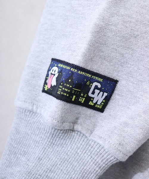 「GRAF&WU」 プルオーバーパーカー L ホワイト レディース_画像7