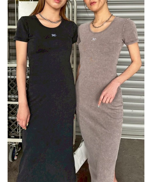 「EGOIST」 Tシャツワンピース FREE ブラウン レディース_画像3