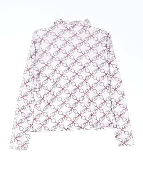 「GRACE CONTINENTAL」 「Diagram」長袖カットソー 36 ベージュ レディース_画像2