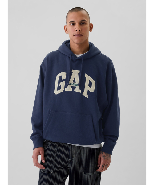 GAP（ギャップ） プルオーバーパーカー X-LARGE ネイビー メンズ