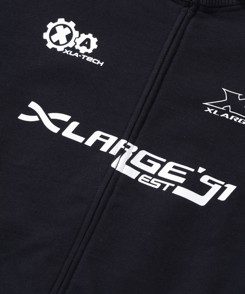 XLARGEトレーナー　 XLARGE（エクストラ ラージ） トレーナー スウェット ZIP UP S/S