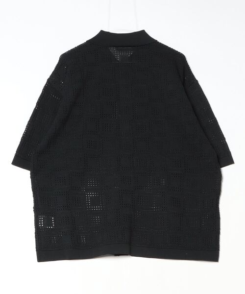 「RONEL」 ニットカーディガン M ブラック メンズ_画像2