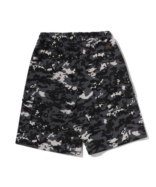 スウェットパンツ ジャージ MULTI PIXEL CAMO BAPE STA LOGO CARGO RELAXED FIT SWEAT SHORTSの画像