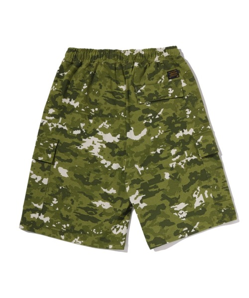 スウェットパンツ ジャージ MULTI PIXEL CAMO BAPE STA LOGO CARGO RELAXED FIT SWEAT SHORTSの画像