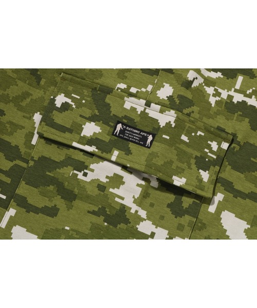 スウェットパンツ ジャージ MULTI PIXEL CAMO BAPE STA LOGO CARGO RELAXED FIT SWEAT SHORTSの画像