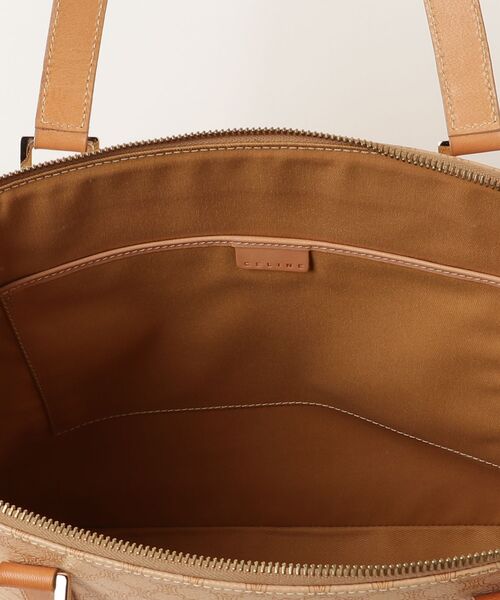 「CELINE」 マカダム トートバッグ - ベージュ レディースの画像