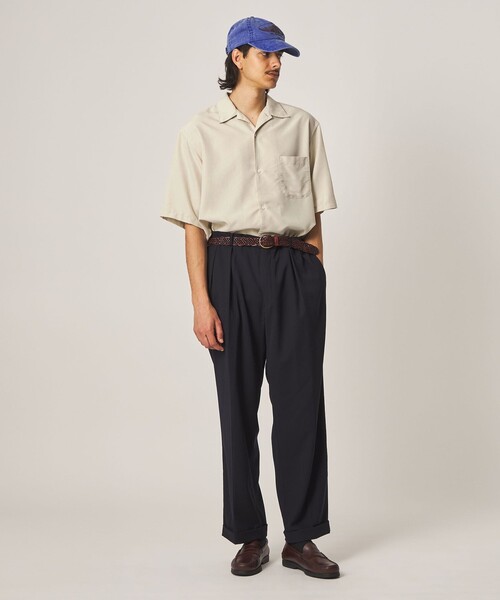 STEVEN ALAN（スティーブンアラン） シャツ ドレープ オープンカラー