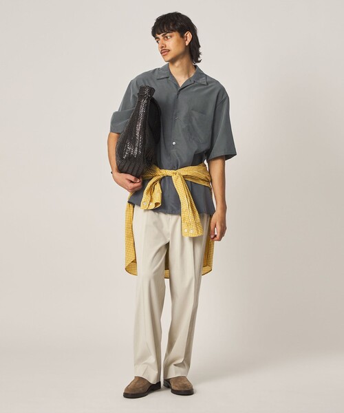 STEVEN ALAN(スティーブンアラン) シャツ ドレープ オープンカラー STEVEN ALAN(スティーブンアラン) シャツ ドレープ オープンカラー