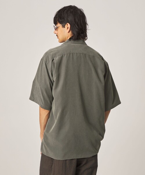 STEVEN ALAN（スティーブンアラン） シャツ ドレープ オープンカラー