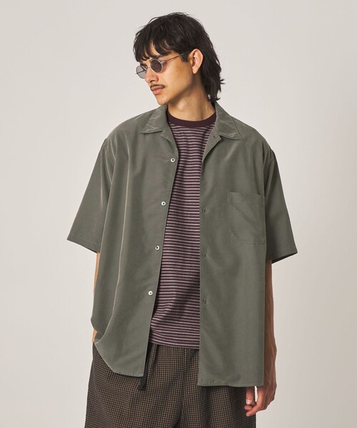 STEVEN ALAN(スティーブンアラン) シャツ ドレープ オープンカラー STEVEN ALAN(スティーブンアラン) シャツ ドレープ オープンカラー