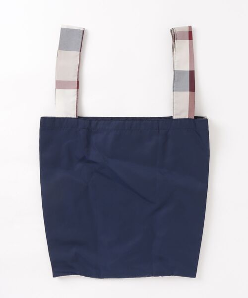 「BLUE LABEL CRESTBRIDGE」 チェック柄ハンドバッグ - ベージュ レディース_画像2