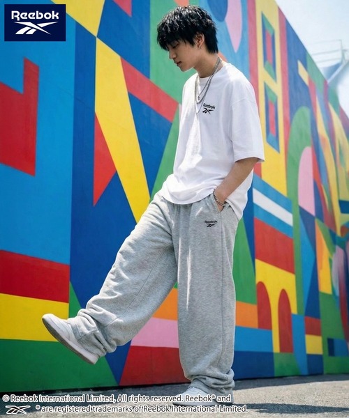 Reebok（リーボック） ワイドパンツ スウェットパンツ ジャージ