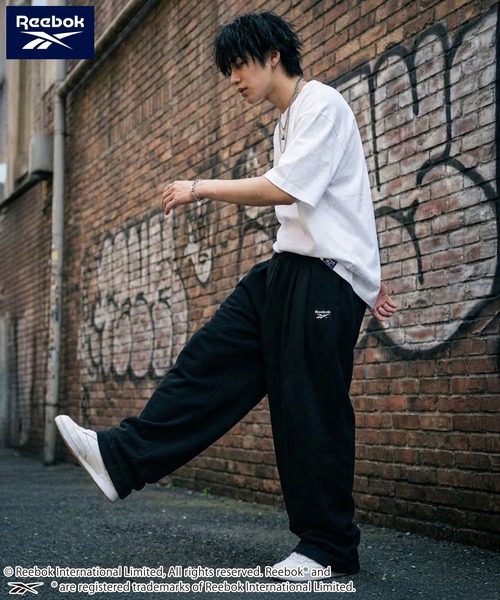 Reebok（リーボック） ワイドパンツ スウェットパンツ ジャージ
