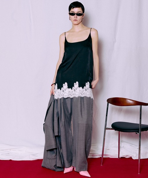 MAISON SPECIAL（メゾンスペシャル） パンツ Sheer Suiting Easy Pants